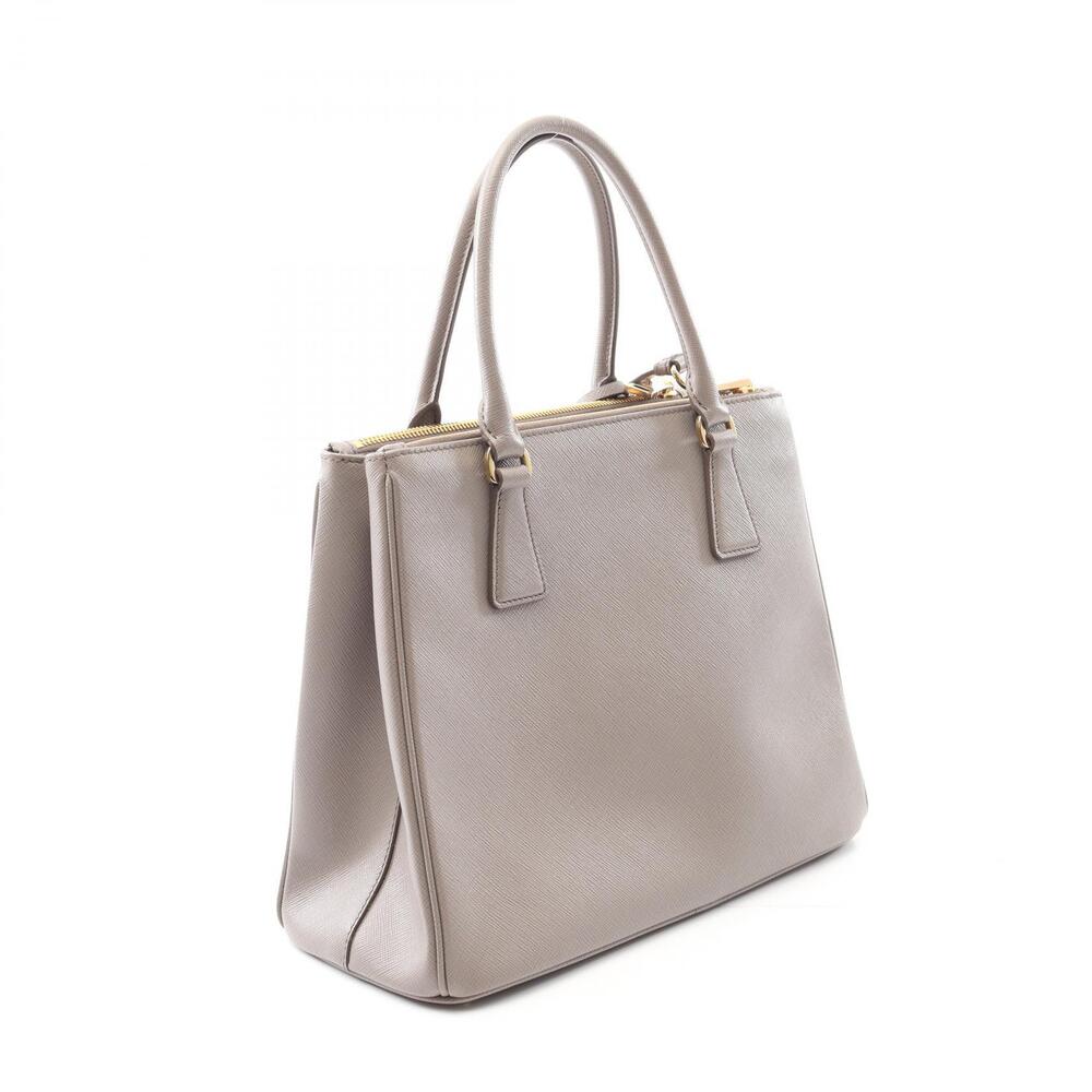 Prada SAFFIANO LUX Handbag Leather Gray